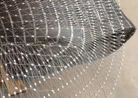 7*7 / 7*19 Stainless Steel Architectural Mesh , Ferruled Stainless Steel Rope Mesh