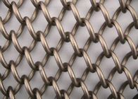 Chain Link Curtain Metal Coil Drapery For Restaurants / Cafes / Retail Outlets