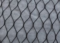 AISI 316 Black Oxide Wire Rope Mesh For Zoo Theme Park Design CE Certificated