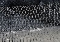 High Strength Black Oxide Wire Rope Mesh Waterproof For Balustrade Infill Security